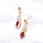 Elegant Marquise shape drop Crystal Earring_8 colors