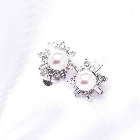 Pearl Crystal Statement Earring_2 colors