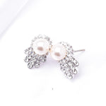 Charming Fresh Pearl & Crystal Earring_2 colors