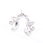 Leafy Fancy crystal Earring_5 colors