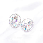 Charming Pearl Crystal Stud Earring_6 colors