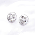 Charming Pearl Crystal Stud Earring_6 colors