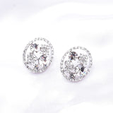 Charming Pearl Crystal Stud Earring_6 colors