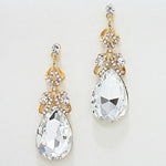 Crystal Ribbon Chandelier Earring_2 colors