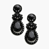 Fancy crystal teardrop Earring_7 colors