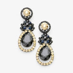 Fancy crystal teardrop Earring_7 colors