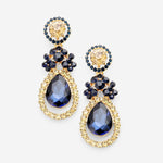 Fancy crystal teardrop Earring_7 colors