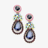 Fancy crystal teardrop Earring_7 colors