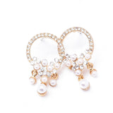 Charming Pearl Crystal Earring_3 colors