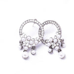 Charming Pearl Crystal Earring_3 colors