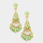 Elegant Crystal Chandelier Evening Earring_8 colors