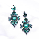 Fancy Marquise Crystal Cluster Evening Earring_5 colors