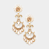 Victorian marquise fancy crystal earring_15 colors