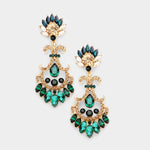 Victorian marquise fancy crystal earring_15 colors