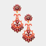 Victorian marquise fancy crystal earring_15 colors