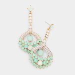 Crystal Bubble Drop Dangle Earring_10 colors