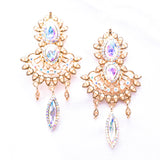 Vintage elegant crystal earring_5 colors