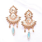 Vintage elegant crystal earring_5 colors