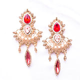 Vintage elegant crystal earring_5 colors