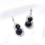 Cute Snowman Crystal Earring_7 colors