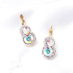 Cute Snowman Crystal Earring_7 colors