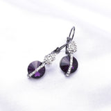 Charming Crystal Euro Wire Earring_2 colors