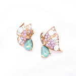 Elegant Butterfly Crystal Earring_8 colors