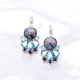 Charming Fancy Crystal Earring/ Euro wire Earring_7 colors