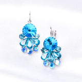 Charming Fancy Crystal Earring/ Euro wire Earring_7 colors