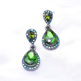 Classic Tear drop Crystal Dangle Earring_7 colors