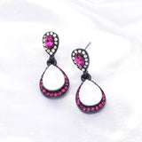 Classic Tear drop Crystal Dangle Earring_7 colors