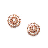 Elegant Dome Crystal  Stud Earrings_12 colors
