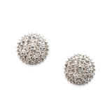 Elegant Dome Crystal  Stud Earrings_12 colors