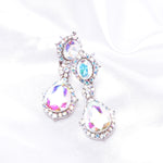 Victorian Fancy Tear drop Crystal Earring_7 colors