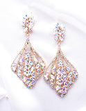 Elegant marquise fancy crystal dangle earring_4 colors