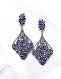 Elegant marquise fancy crystal dangle earring_4 colors