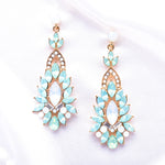 Exotic Statement Crystal Earrings_6 colors