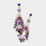 Exotic Statement Crystal Earrings_6 colors