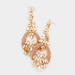 Marquise Fancy Crystal Petal Drop Earring_9 colors