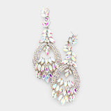 Marquise Fancy Crystal Petal Drop Earring_9 colors