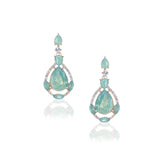 Vintage Crystal Teardrop Earrings_18 colors