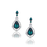 Vintage Crystal Teardrop Earrings_18 colors