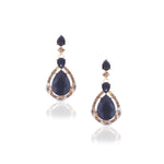 Vintage Crystal Teardrop Earrings_18 colors