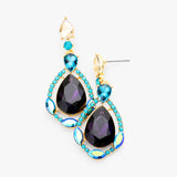 Vintage Crystal Teardrop Earrings_18 colors