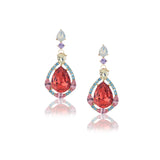 Vintage Crystal Teardrop Earrings_18 colors