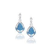 Vintage Crystal Teardrop Earrings_18 colors