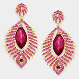 Fancy Marquise crystal drop earring_8 colors