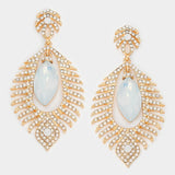 Fancy Marquise crystal drop earring_8 colors