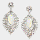 Fancy Marquise crystal drop earring_8 colors