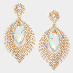 Fancy Marquise crystal drop earring_8 colors